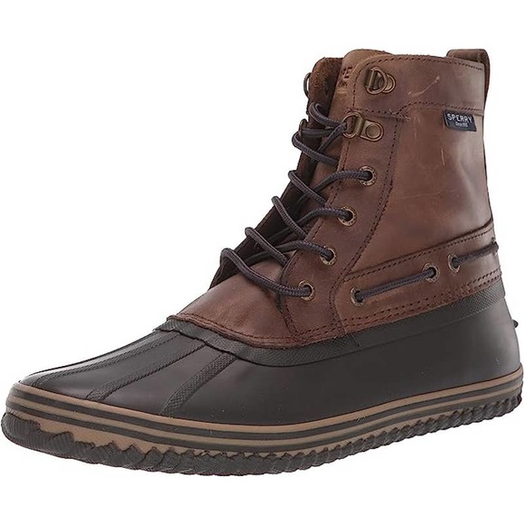 Sperry Mens Huntington Duck Boot Boots, Brown/Dk Brown, 7 - Picture 1 of 7